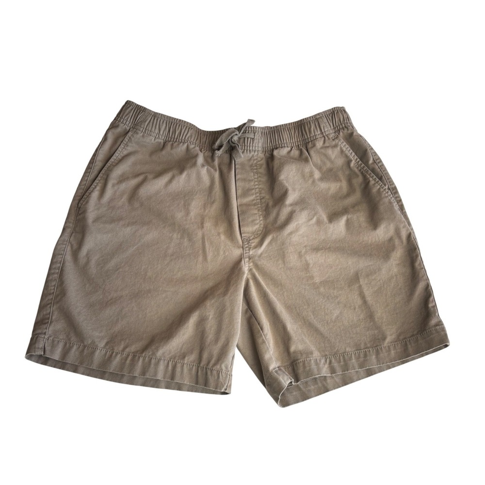 Old Navy Jogger Built-In Flex Shorts Mens Medium‎ Tan Elastic Waist